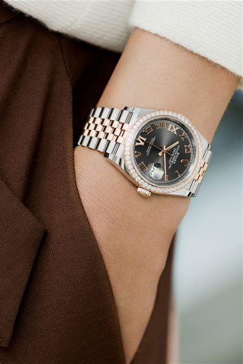 rolex ladies watch latest model|36 mm Rolex on woman.